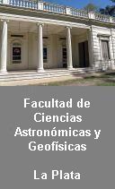 Donde estudiar Astronomía: carreras de grado de la Facultad de Astronomía y Geofísica