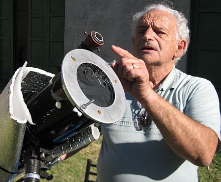 Nestor Vinet y el telescopio solar