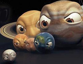 Pluton y los Planetas del Sistema Solar