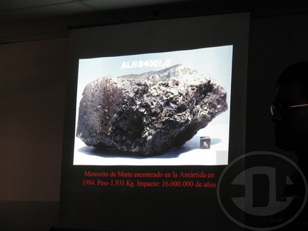 Meteorito de Marte encontrado en la Antártida