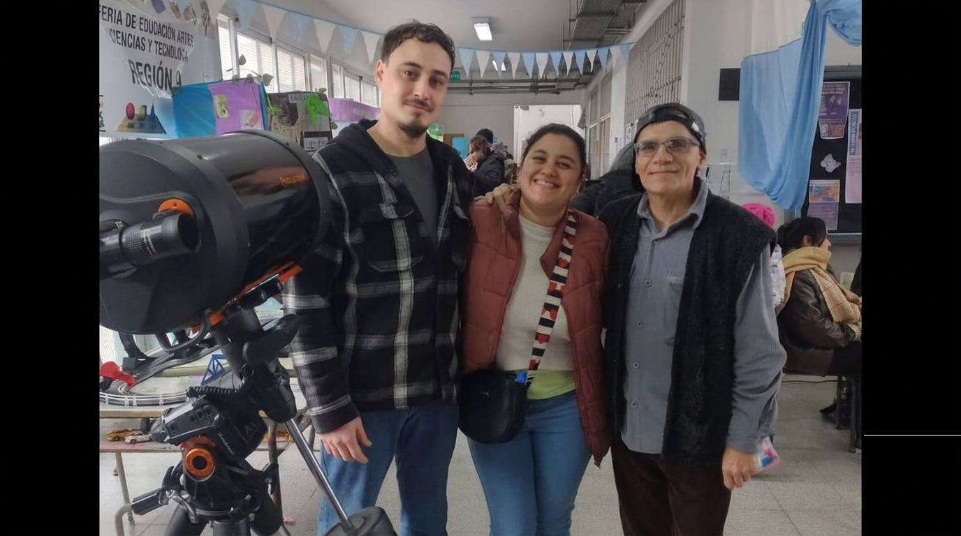 Braian, Cintia y Daniel